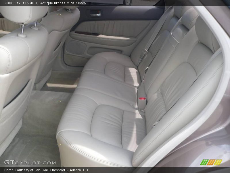 Antique Bronze Mica / Ivory 2000 Lexus LS 400