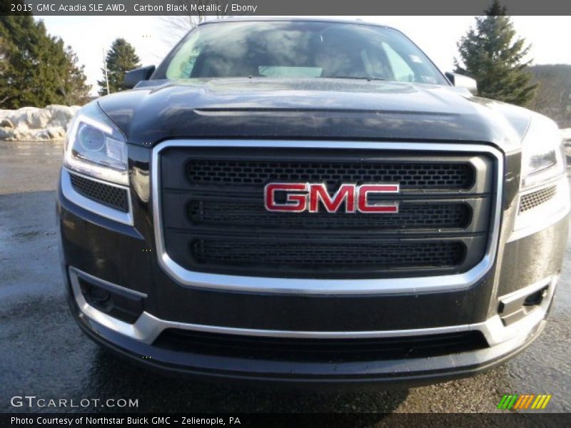 Carbon Black Metallic / Ebony 2015 GMC Acadia SLE AWD