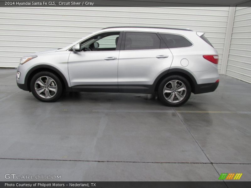 Circuit Silver / Gray 2014 Hyundai Santa Fe GLS