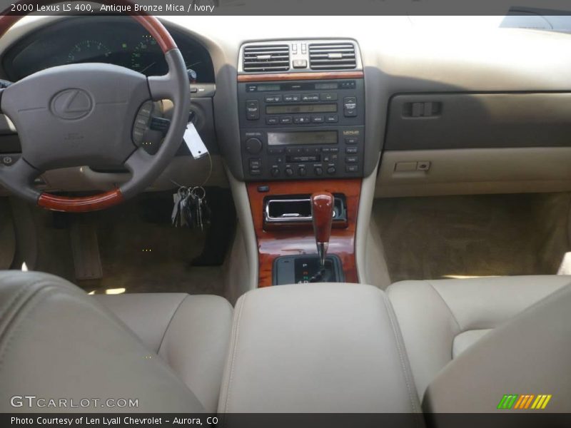 Antique Bronze Mica / Ivory 2000 Lexus LS 400
