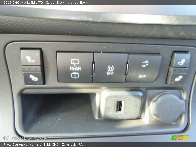 Carbon Black Metallic / Ebony 2015 GMC Acadia SLE AWD