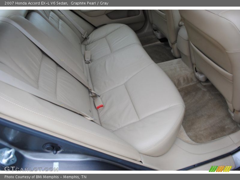 Graphite Pearl / Gray 2007 Honda Accord EX-L V6 Sedan