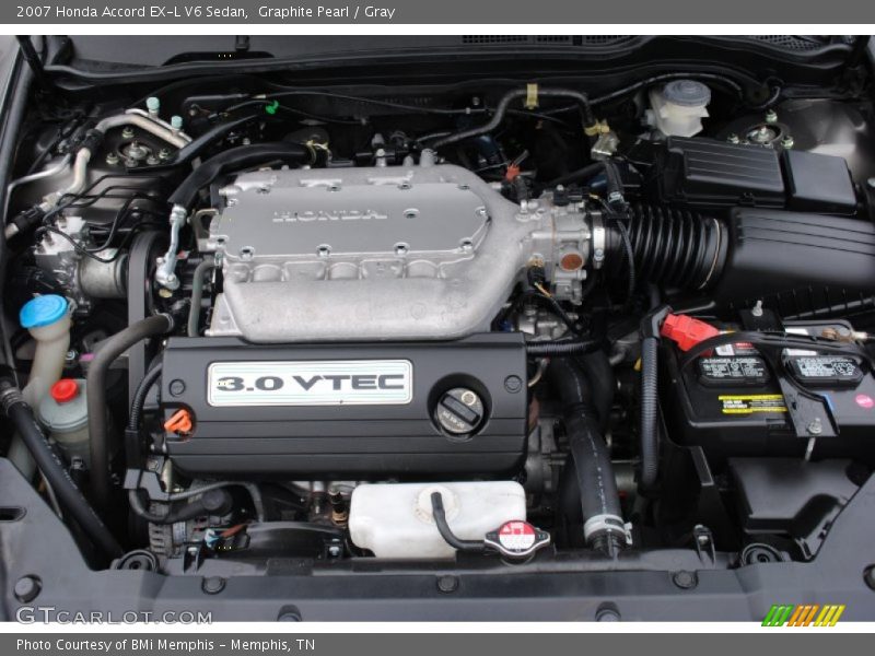  2007 Accord EX-L V6 Sedan Engine - 3.0 Liter SOHC 24-Valve VTEC V6