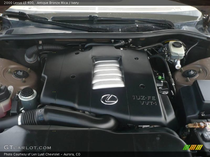 Antique Bronze Mica / Ivory 2000 Lexus LS 400