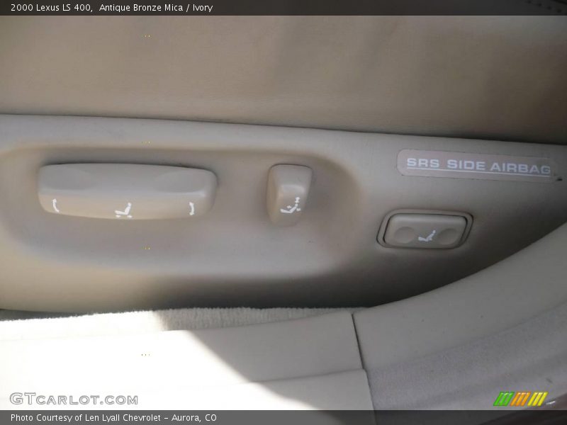 Antique Bronze Mica / Ivory 2000 Lexus LS 400