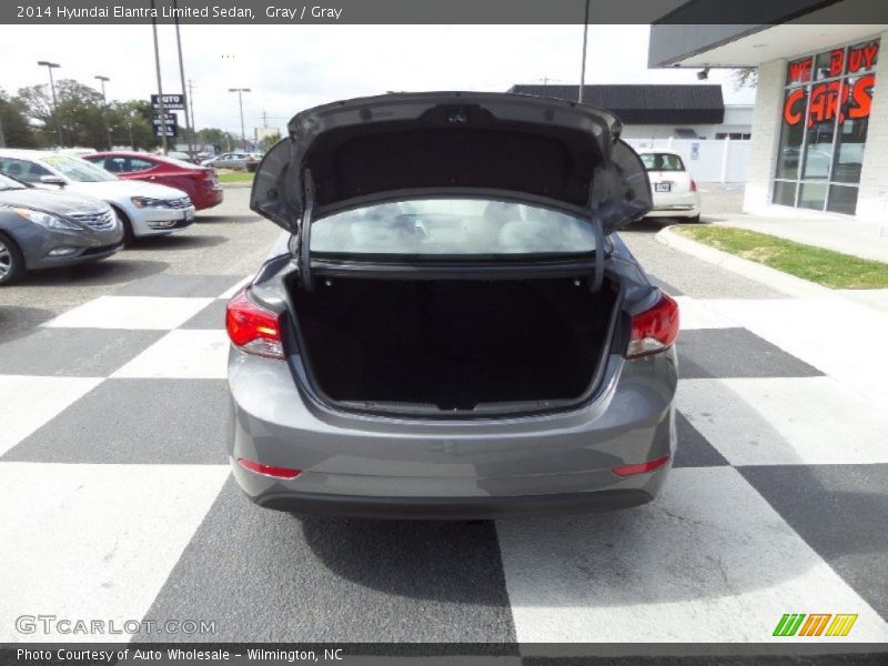Gray / Gray 2014 Hyundai Elantra Limited Sedan