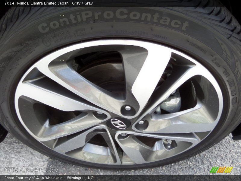 Gray / Gray 2014 Hyundai Elantra Limited Sedan