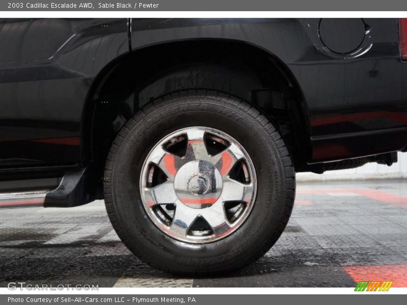 Sable Black / Pewter 2003 Cadillac Escalade AWD