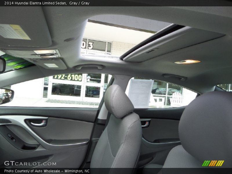 Gray / Gray 2014 Hyundai Elantra Limited Sedan