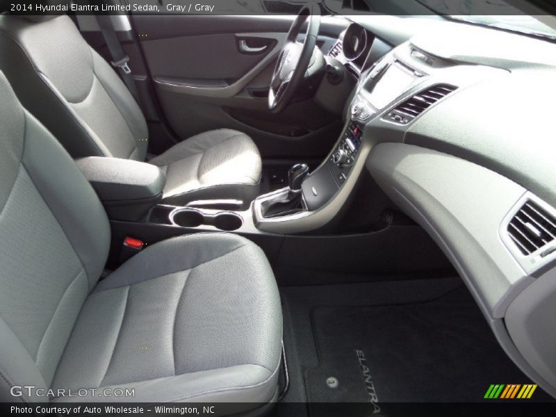 Gray / Gray 2014 Hyundai Elantra Limited Sedan