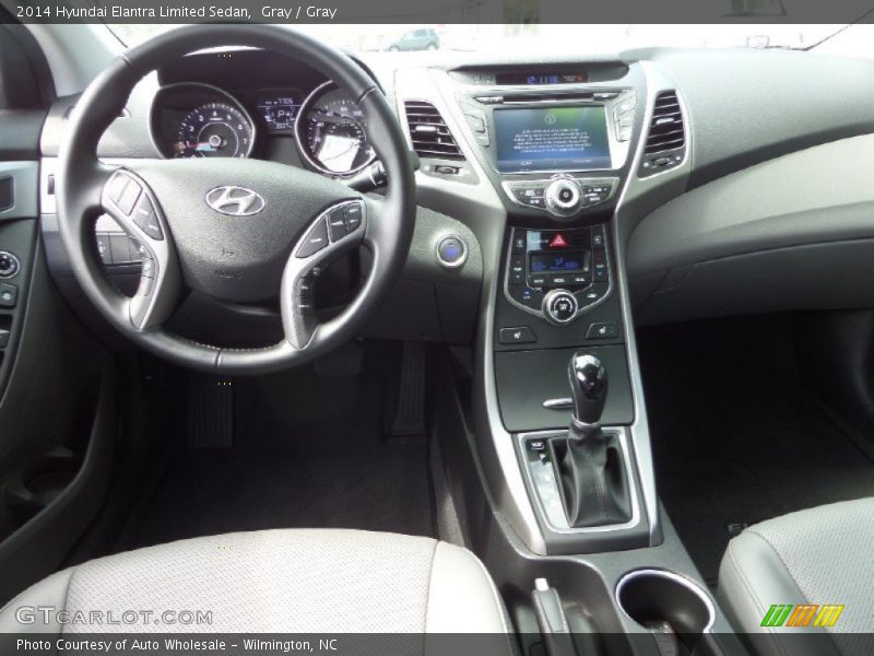 Gray / Gray 2014 Hyundai Elantra Limited Sedan