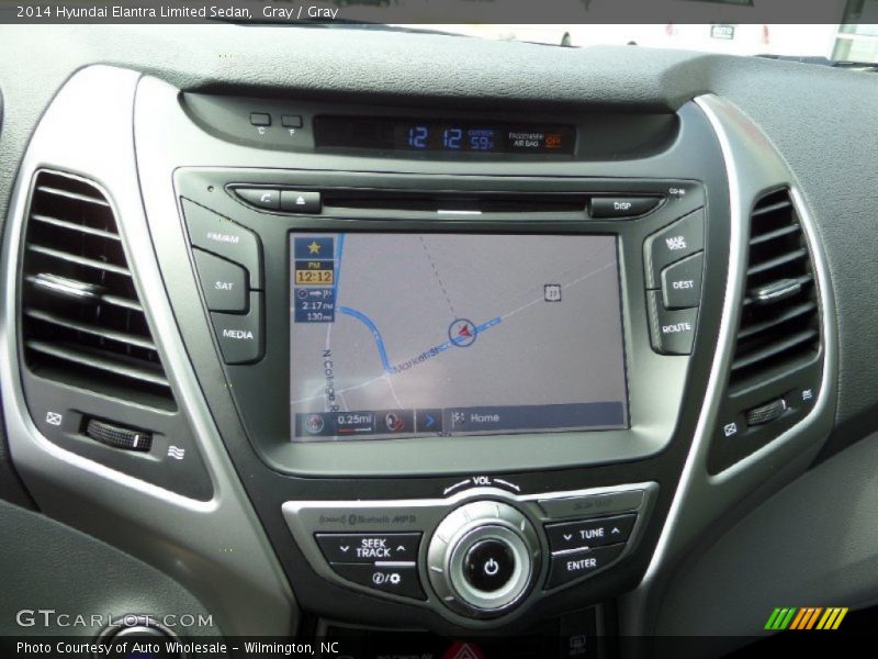 Gray / Gray 2014 Hyundai Elantra Limited Sedan