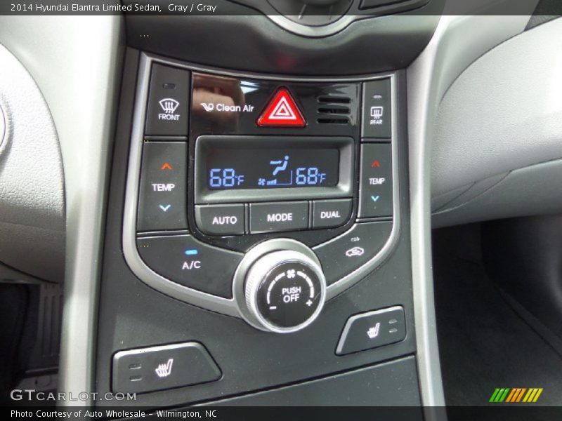 Gray / Gray 2014 Hyundai Elantra Limited Sedan