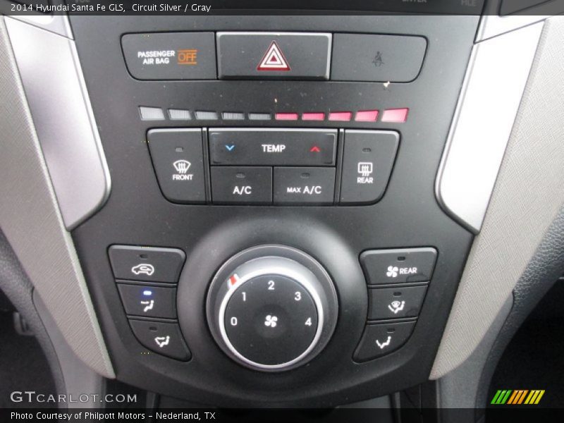 Controls of 2014 Santa Fe GLS