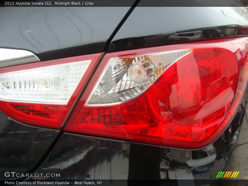 Midnight Black / Gray 2013 Hyundai Sonata GLS