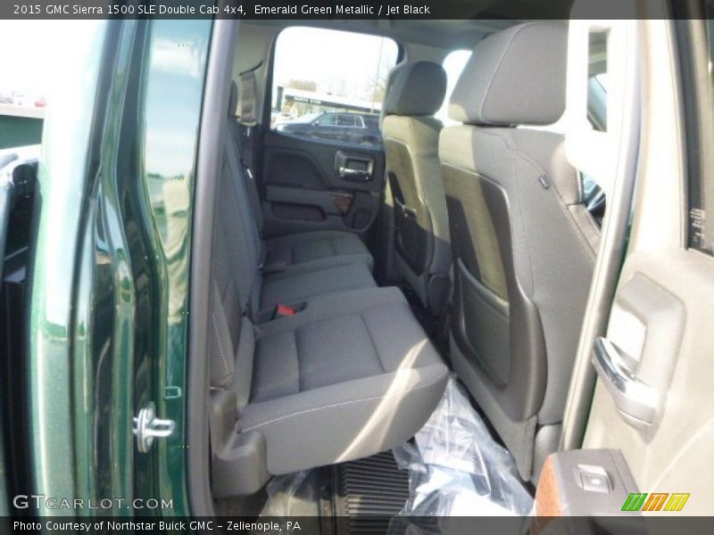 Emerald Green Metallic / Jet Black 2015 GMC Sierra 1500 SLE Double Cab 4x4