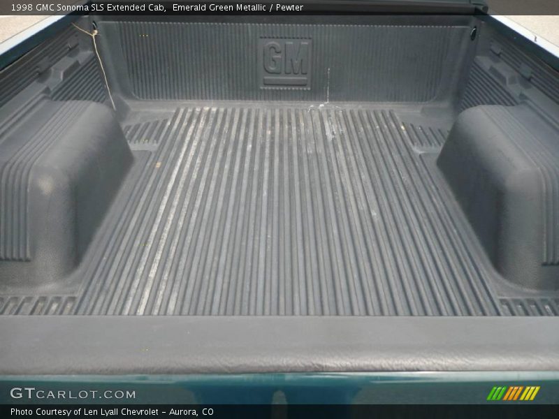 Emerald Green Metallic / Pewter 1998 GMC Sonoma SLS Extended Cab