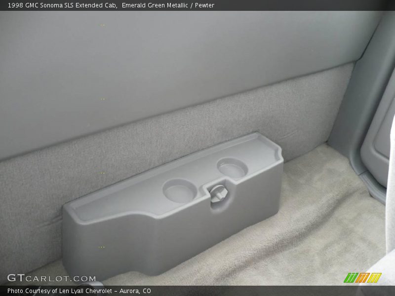 Emerald Green Metallic / Pewter 1998 GMC Sonoma SLS Extended Cab
