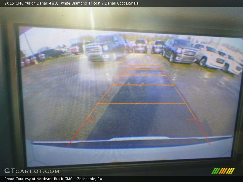 White Diamond Tricoat / Denali Cocoa/Shale 2015 GMC Yukon Denali 4WD