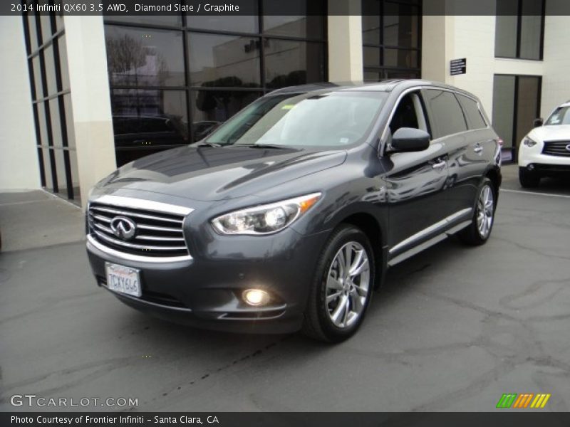 Diamond Slate / Graphite 2014 Infiniti QX60 3.5 AWD