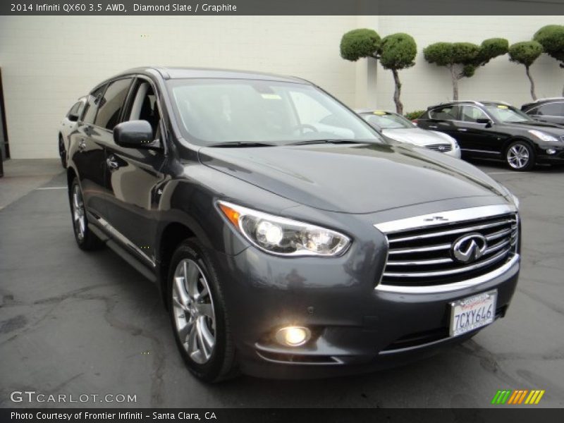 Diamond Slate / Graphite 2014 Infiniti QX60 3.5 AWD