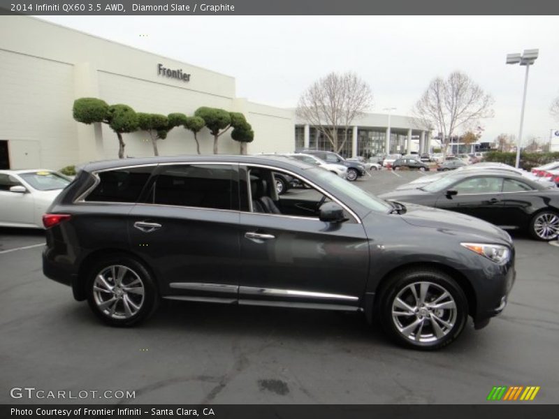 Diamond Slate / Graphite 2014 Infiniti QX60 3.5 AWD