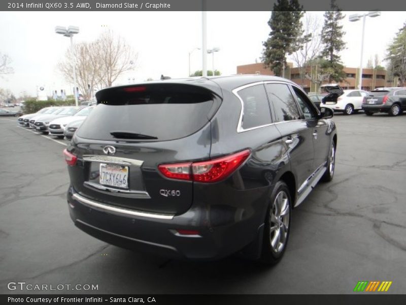 Diamond Slate / Graphite 2014 Infiniti QX60 3.5 AWD