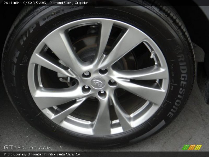 Diamond Slate / Graphite 2014 Infiniti QX60 3.5 AWD