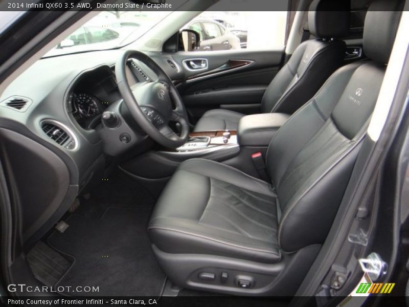 Diamond Slate / Graphite 2014 Infiniti QX60 3.5 AWD