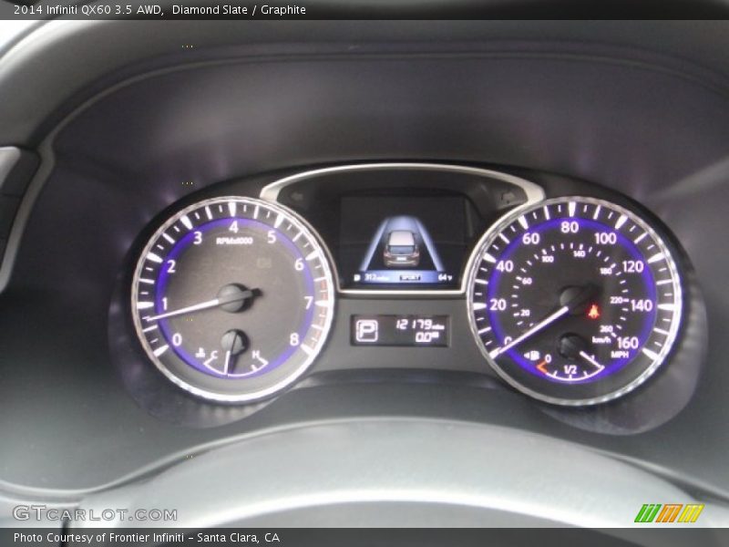 Diamond Slate / Graphite 2014 Infiniti QX60 3.5 AWD