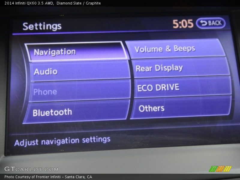 Diamond Slate / Graphite 2014 Infiniti QX60 3.5 AWD