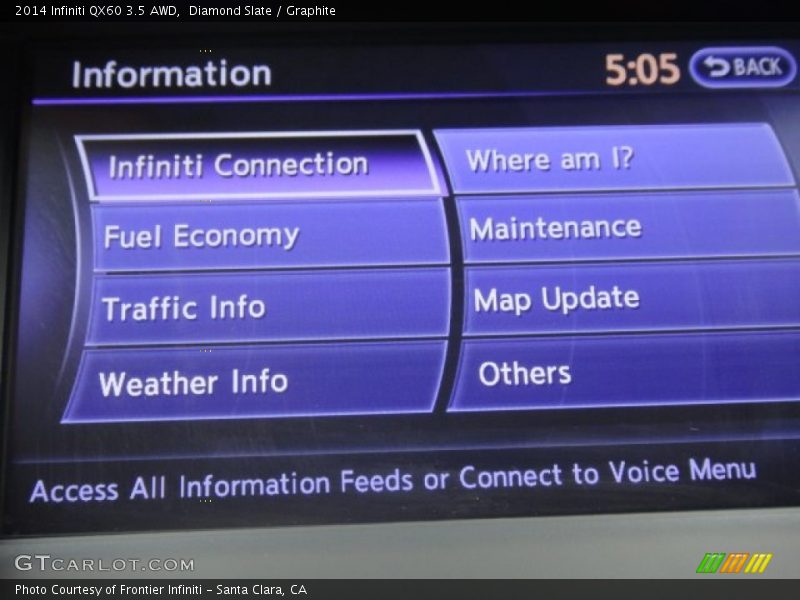 Diamond Slate / Graphite 2014 Infiniti QX60 3.5 AWD