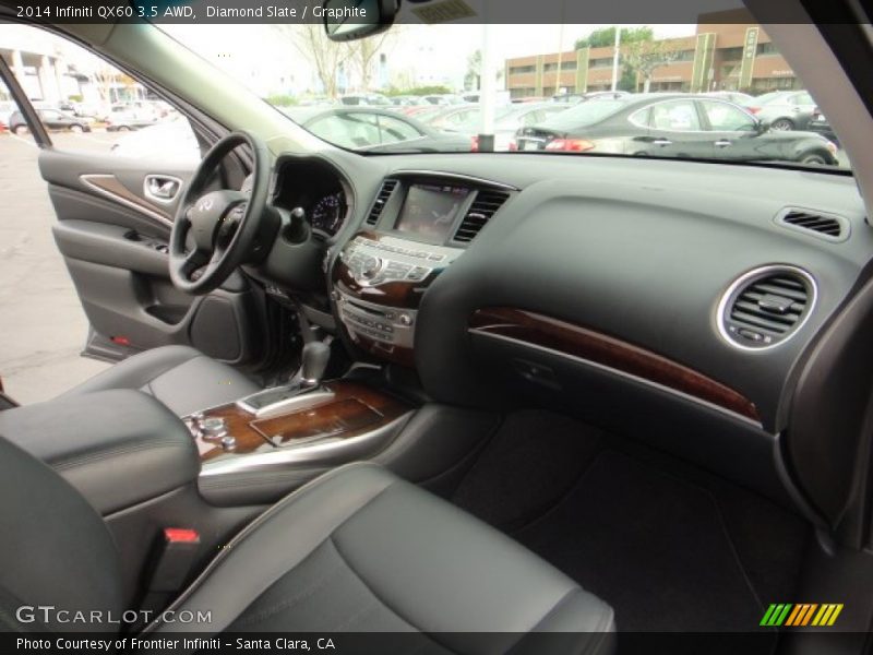 Diamond Slate / Graphite 2014 Infiniti QX60 3.5 AWD