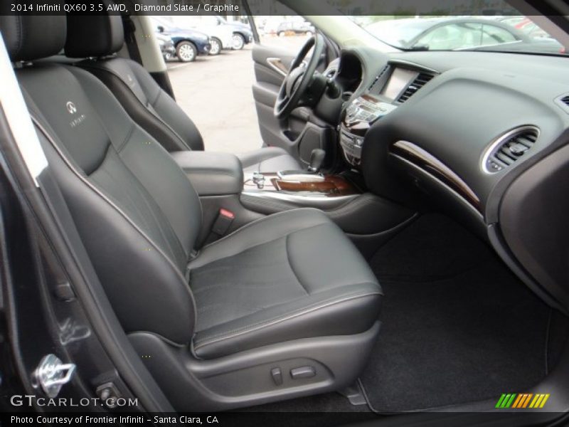 Diamond Slate / Graphite 2014 Infiniti QX60 3.5 AWD