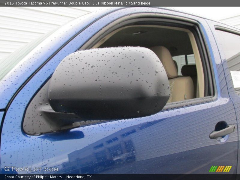 Blue Ribbon Metallic / Sand Beige 2015 Toyota Tacoma V6 PreRunner Double Cab