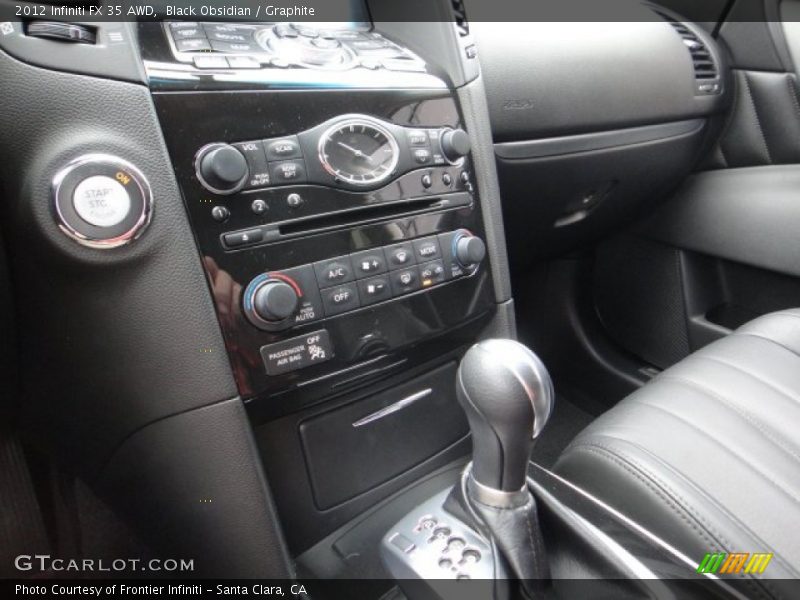 Black Obsidian / Graphite 2012 Infiniti FX 35 AWD