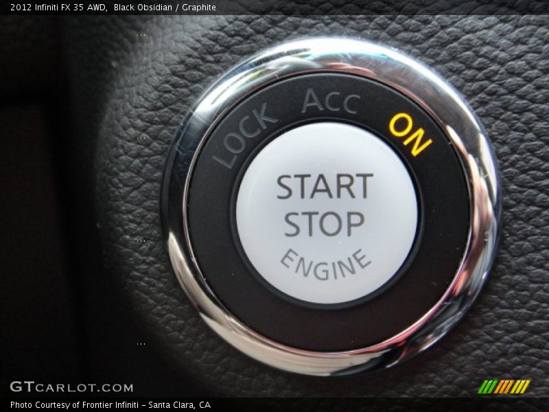 Controls of 2012 FX 35 AWD