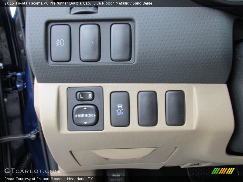 Blue Ribbon Metallic / Sand Beige 2015 Toyota Tacoma V6 PreRunner Double Cab