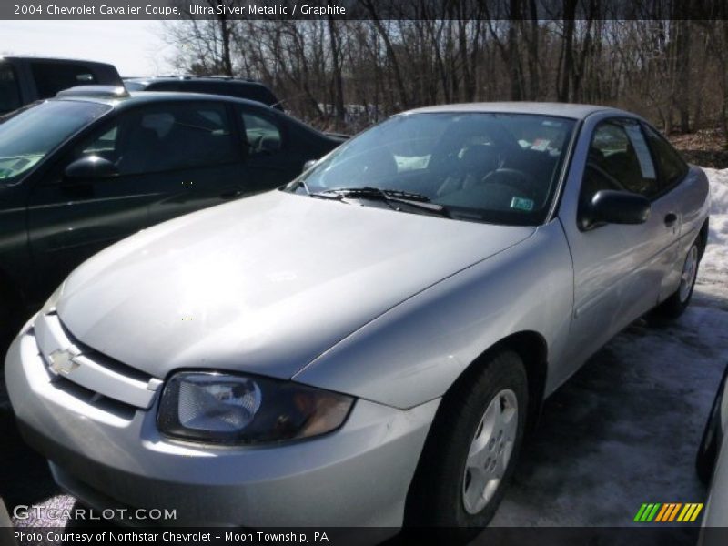 Ultra Silver Metallic / Graphite 2004 Chevrolet Cavalier Coupe