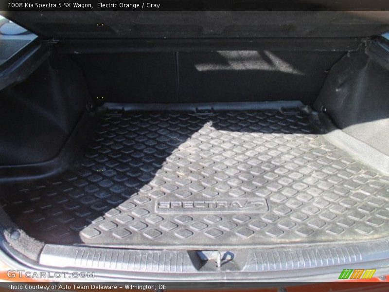 Electric Orange / Gray 2008 Kia Spectra 5 SX Wagon