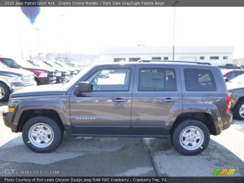 Granite Crystal Metallic / Dark Slate Gray/Light Pebble Beige 2015 Jeep Patriot Sport 4x4