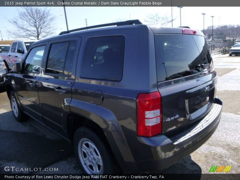 Granite Crystal Metallic / Dark Slate Gray/Light Pebble Beige 2015 Jeep Patriot Sport 4x4