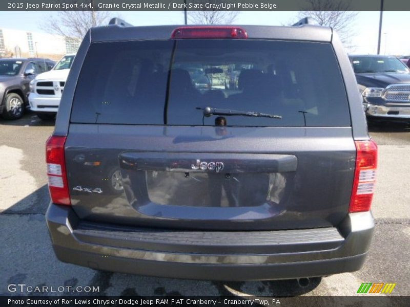 Granite Crystal Metallic / Dark Slate Gray/Light Pebble Beige 2015 Jeep Patriot Sport 4x4