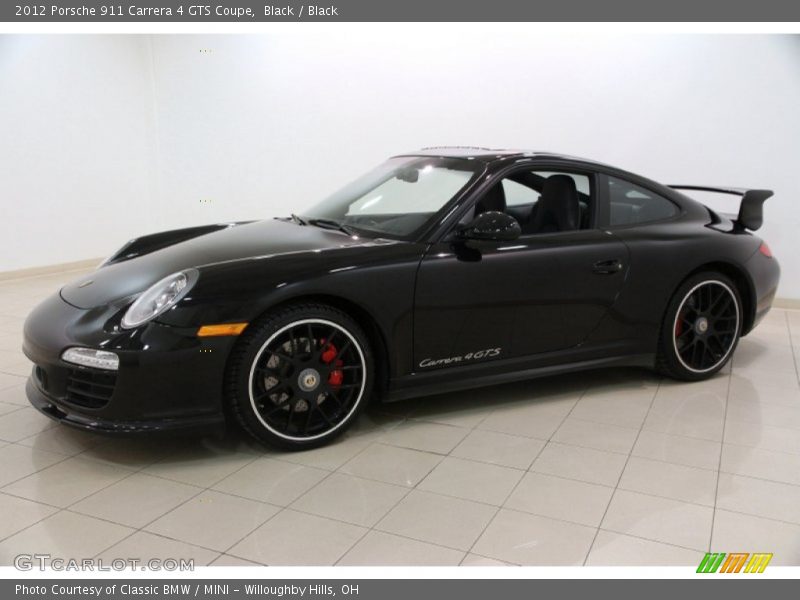 Black / Black 2012 Porsche 911 Carrera 4 GTS Coupe