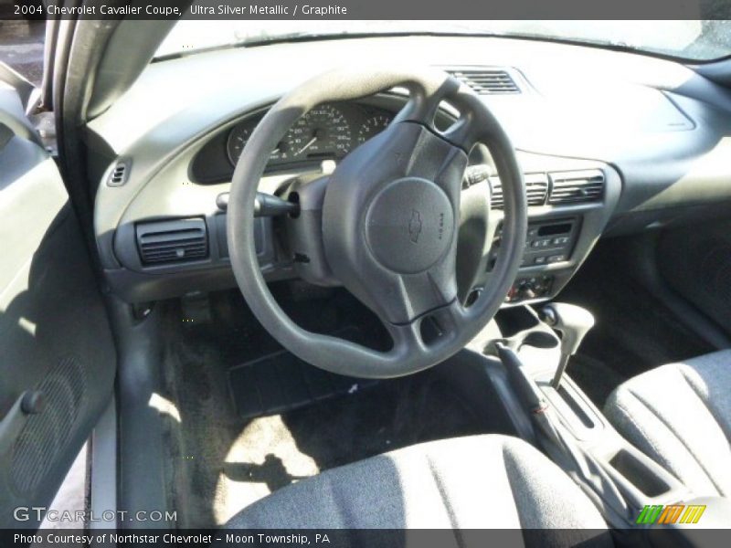 Ultra Silver Metallic / Graphite 2004 Chevrolet Cavalier Coupe