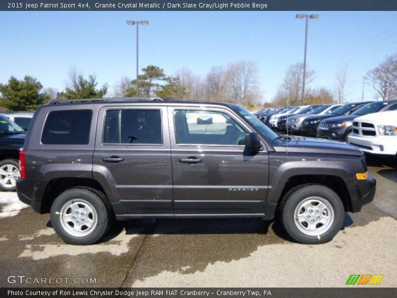 Granite Crystal Metallic / Dark Slate Gray/Light Pebble Beige 2015 Jeep Patriot Sport 4x4
