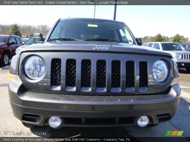 Granite Crystal Metallic / Dark Slate Gray/Light Pebble Beige 2015 Jeep Patriot Sport 4x4