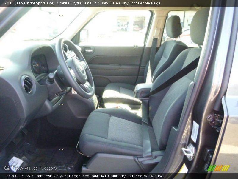 Granite Crystal Metallic / Dark Slate Gray/Light Pebble Beige 2015 Jeep Patriot Sport 4x4