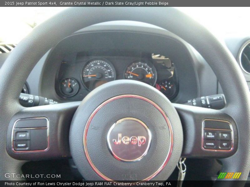 Granite Crystal Metallic / Dark Slate Gray/Light Pebble Beige 2015 Jeep Patriot Sport 4x4