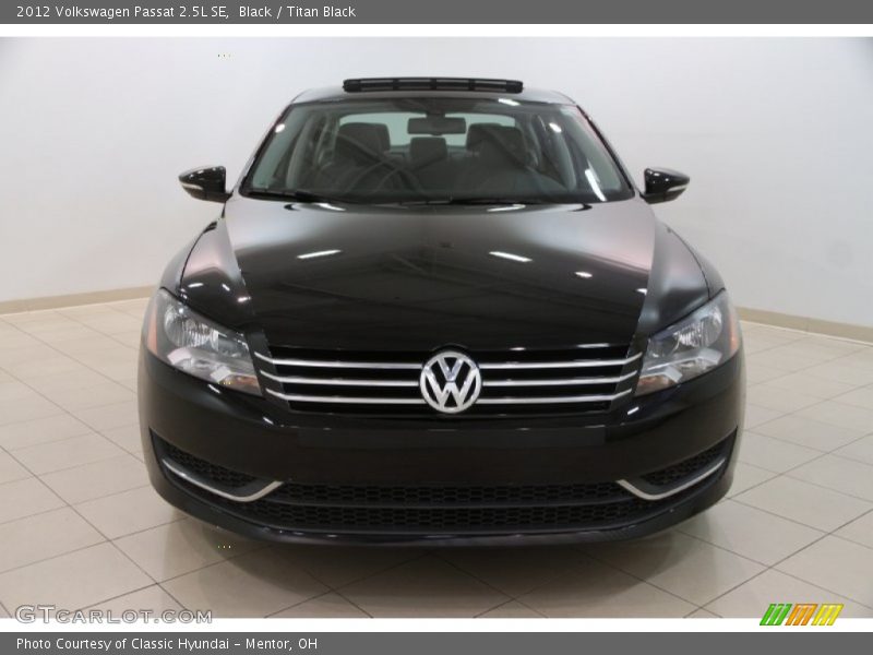 Black / Titan Black 2012 Volkswagen Passat 2.5L SE